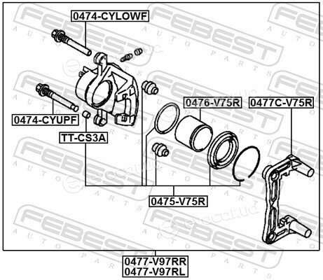 Febest 0475-V75R