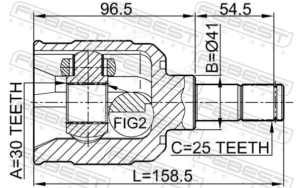 Febest 0411-CK