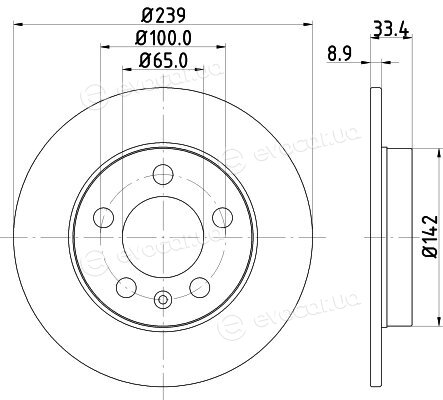 Hella Pagid 8DD 355 107-461