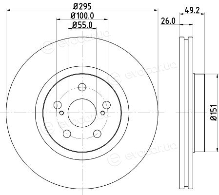 Hella Pagid 8DD 355 111-651