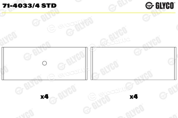 Glyco 71-4033/4 STD