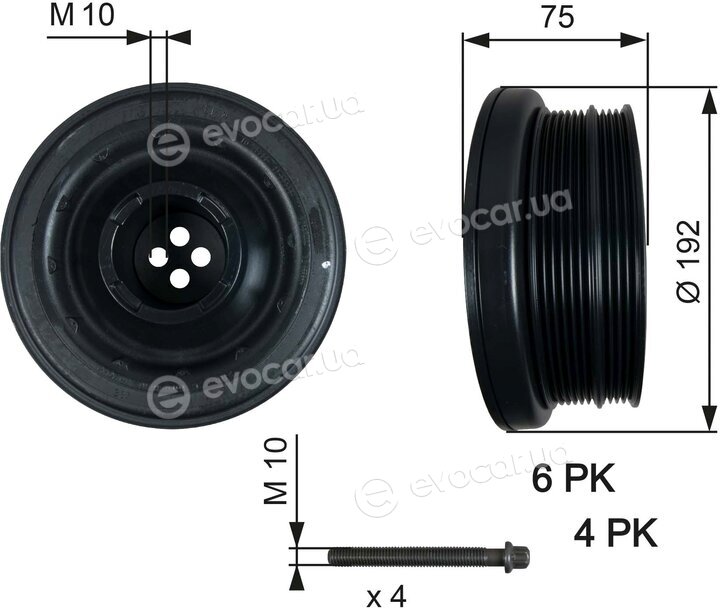 Gates TVD1050A