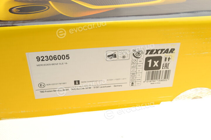 Textar 92306005