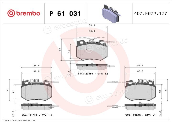 Brembo P 61 031