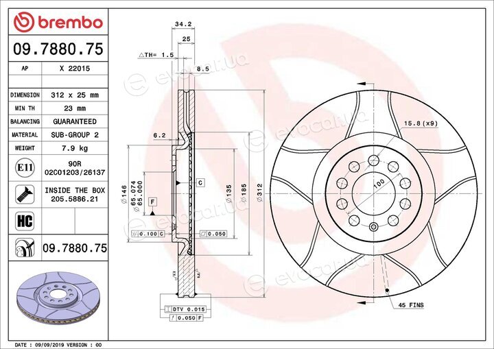 Brembo 09.7880.75