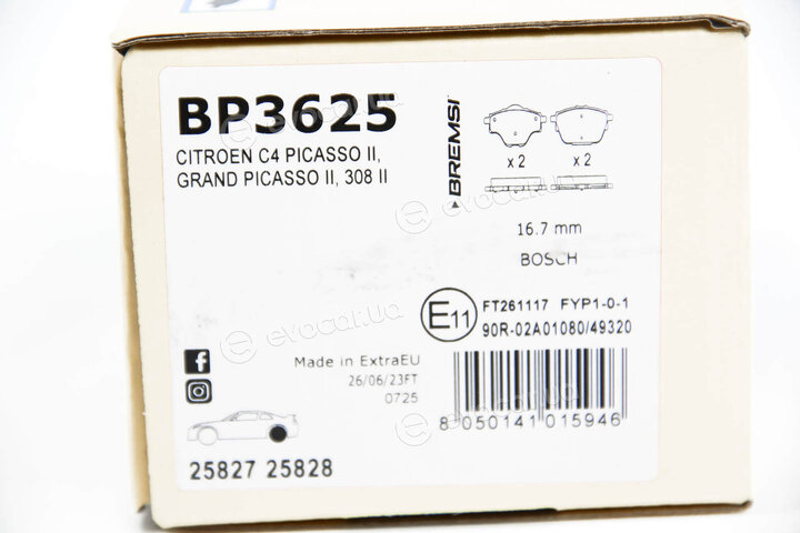 Bremsi BP3625