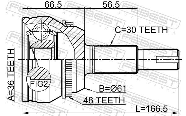 Febest 0110-GSX30A48