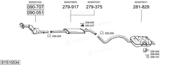 Bosal SYS10534