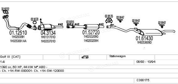 MTS C380175002978