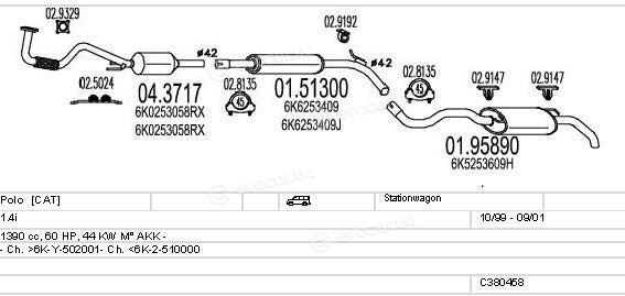 MTS C380458001646