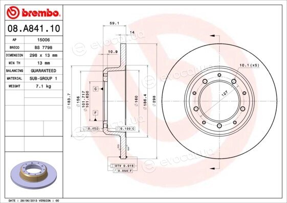 Brembo 08.A841.10