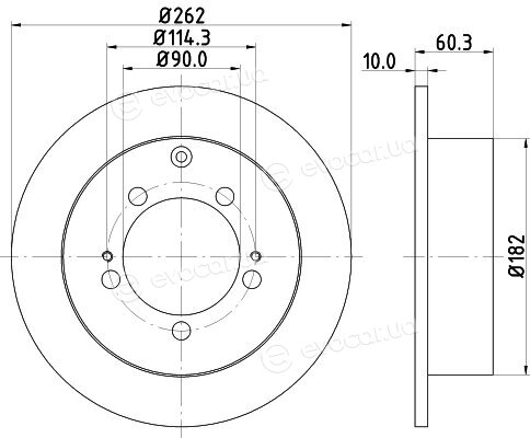 Hella Pagid 8DD 355 118-661