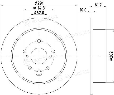 Hella Pagid 8DD 355 115-711