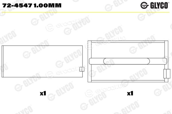 Glyco 72-4547 1.00mm