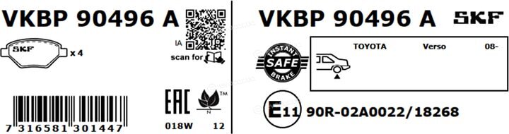 SKF VKBP 90496 A