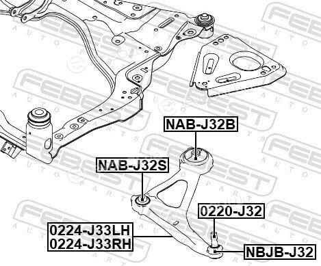 Febest 0224-J33LH