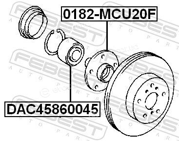 Febest DAC45860045