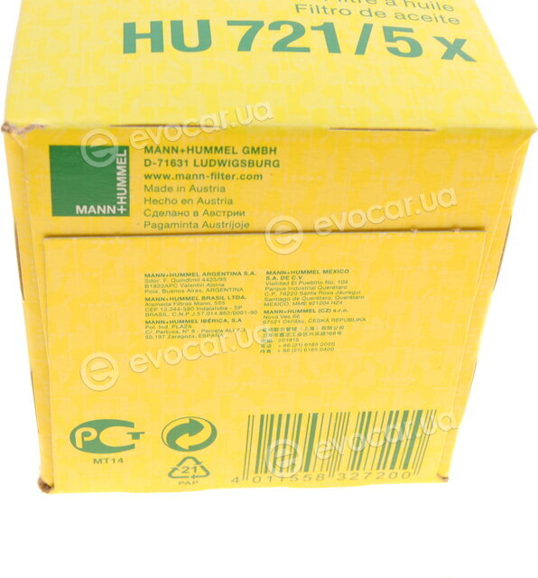 Mann HU 721/5 x