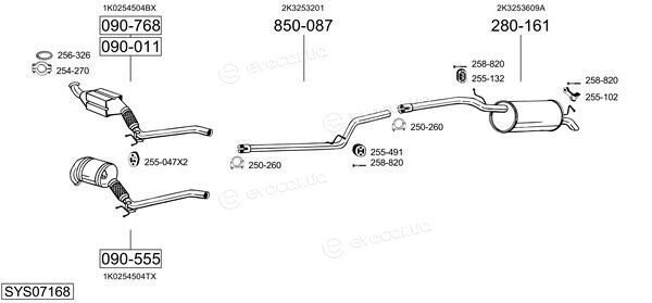 Bosal SYS07168