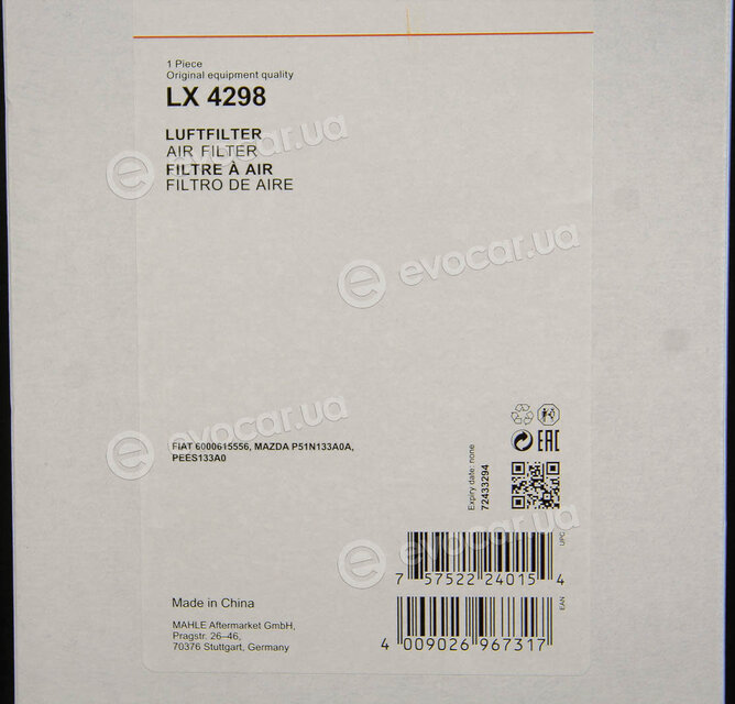 Mahle LX 4298