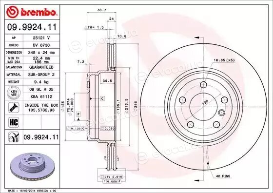 Brembo 09.9924.11