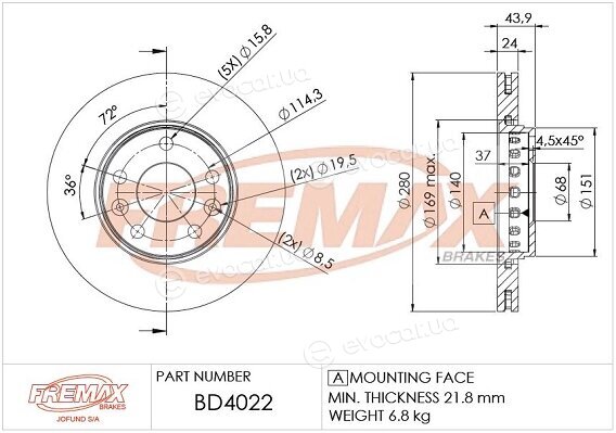 Fremax BD-4022