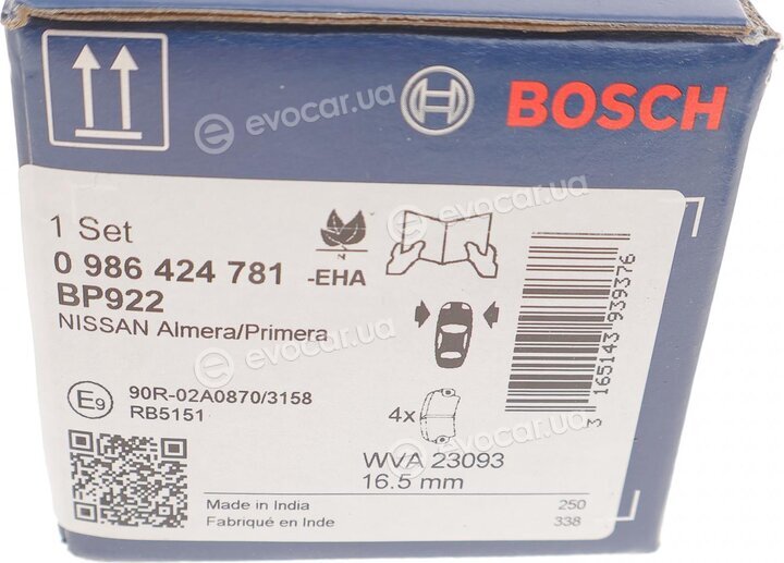 Bosch 0 986 424 781