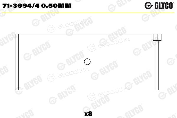 Glyco 71-3694/4 0.50mm