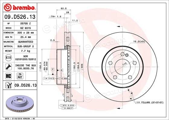 Brembo 09.R103.11