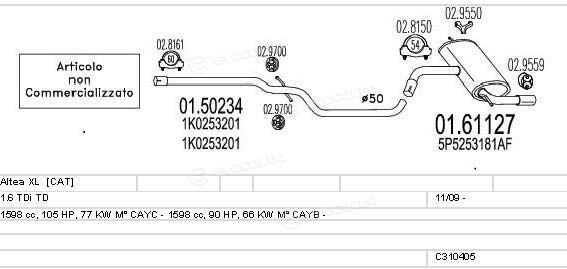 MTS C310405024015