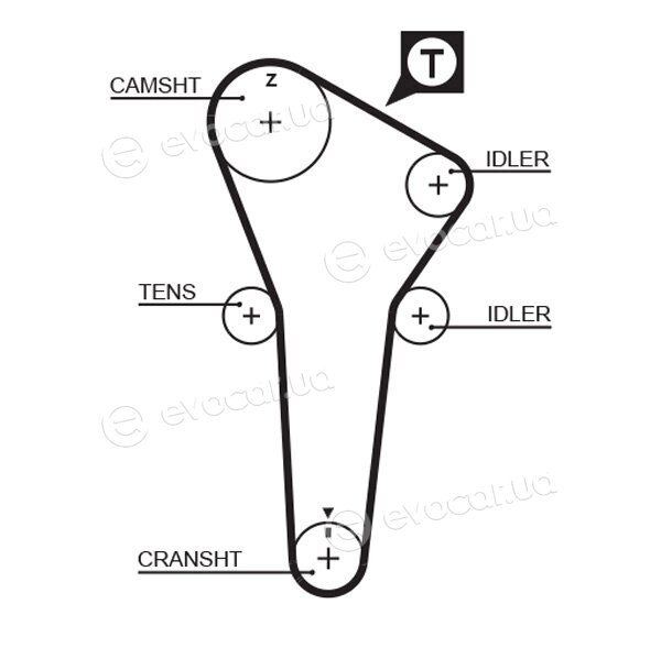 Gates K015421XS