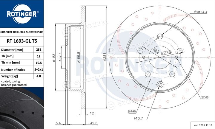 Rotinger RT 1693-GL T5