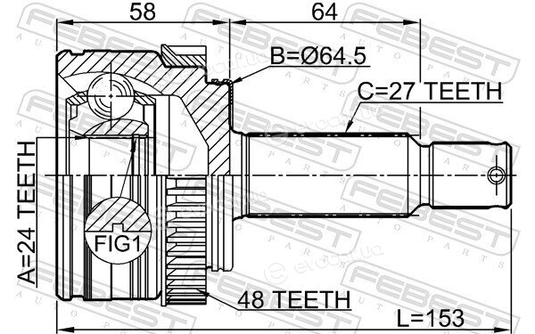 Febest 1210-IX35A48