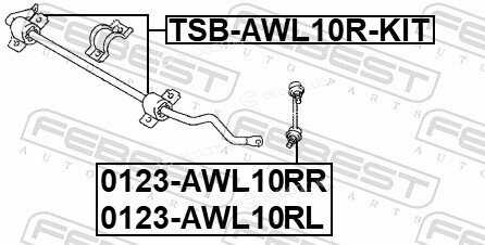 Febest TSB-AWL10R-KIT