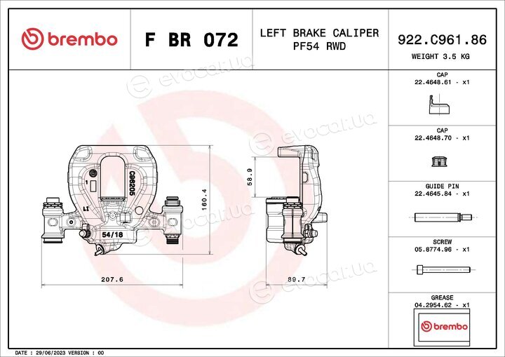 Brembo F BR 072