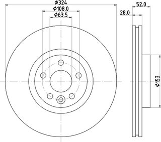 Hella Pagid 8DD 355 126-661