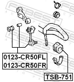 Febest 0123-CR50FL