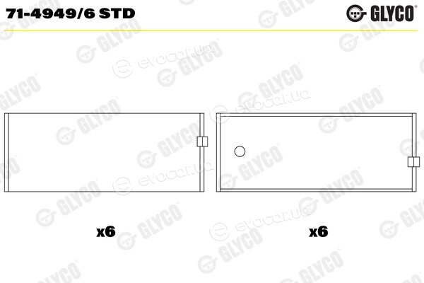 Glyco 71-4949/6 STD