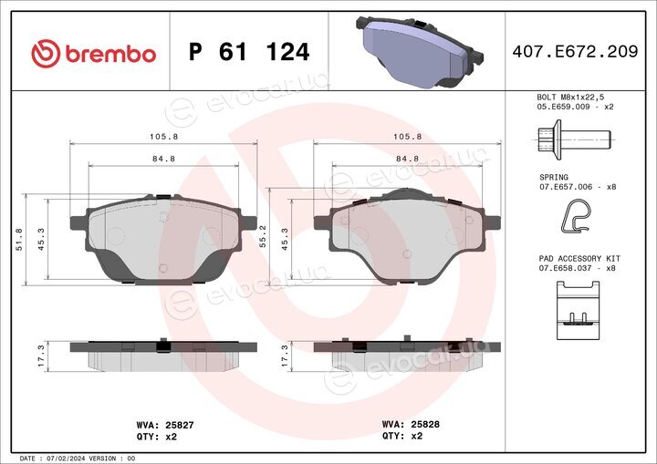 Brembo P 61 124