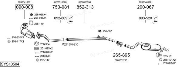 Bosal SYS10504