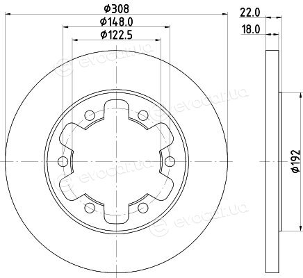 Hella Pagid 8DD 355 122-831