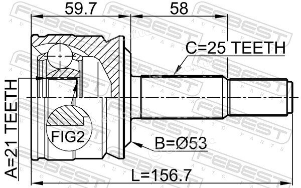 Febest 0410-Z36