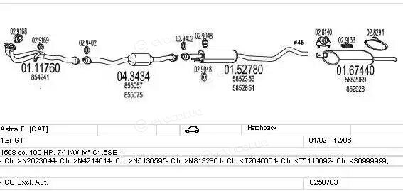 MTS C250783002289