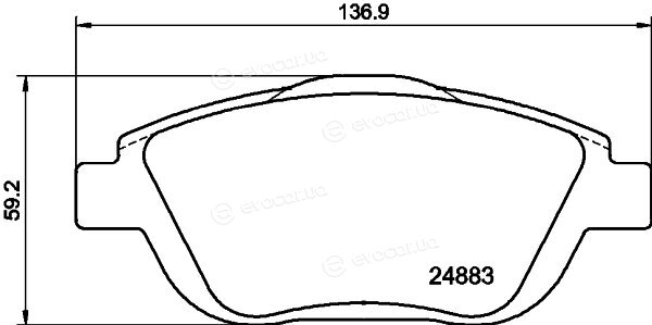 Hella Pagid 8DB 355 014-551