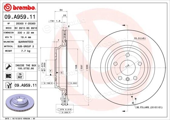 Brembo 09.A959.11