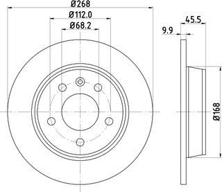 Hella Pagid 8DD 355 104-501