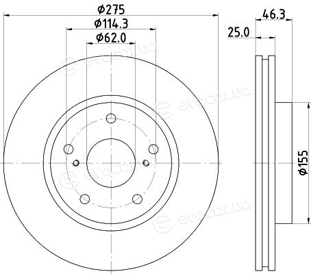 Hella Pagid 8DD 355 117-361