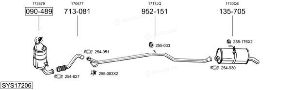 Bosal SYS17206