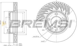 Bremsi CD7591VLS