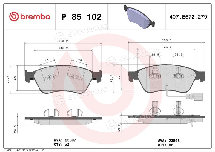 Brembo P 85 102
